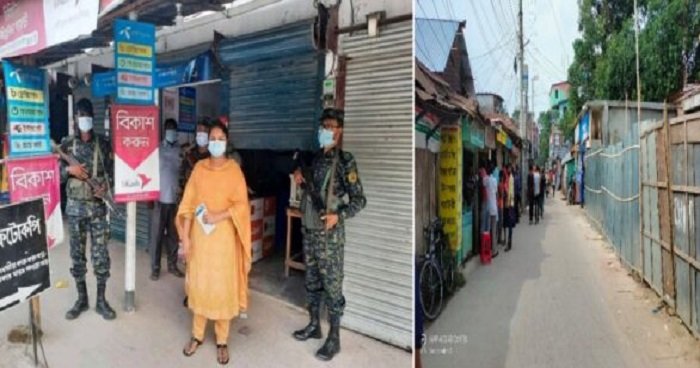 গাইবান্ধায় লকডাউন বাস্তবায়নে প্রশাসনের তৎপরতা গাইবান্ধায় লকডাউন বাস্তবায়নে প্রশাসনের তৎপরতা